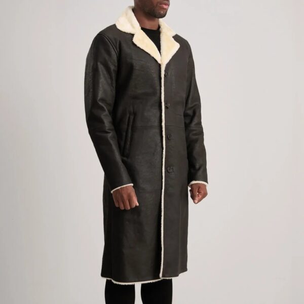Kolby Brown Shearling Coat - Image 2