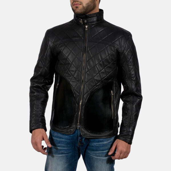 Equilibrium Black Leather Jacket - Image 2