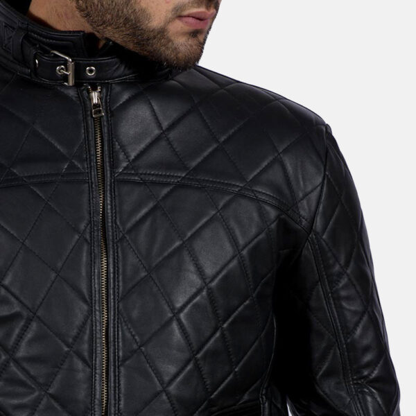 Equilibrium Black Leather Jacket - Image 3