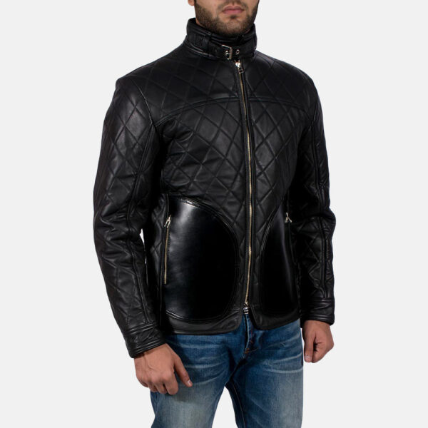 Equilibrium Black Leather Jacket - Image 4