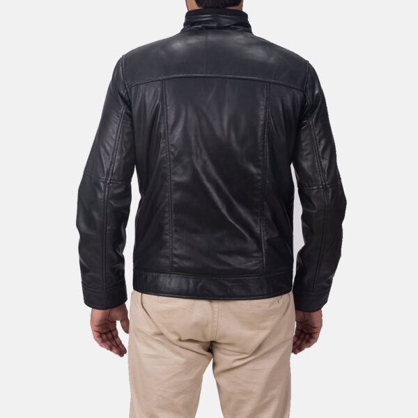Maurice Black Leather Jacket - Image 4