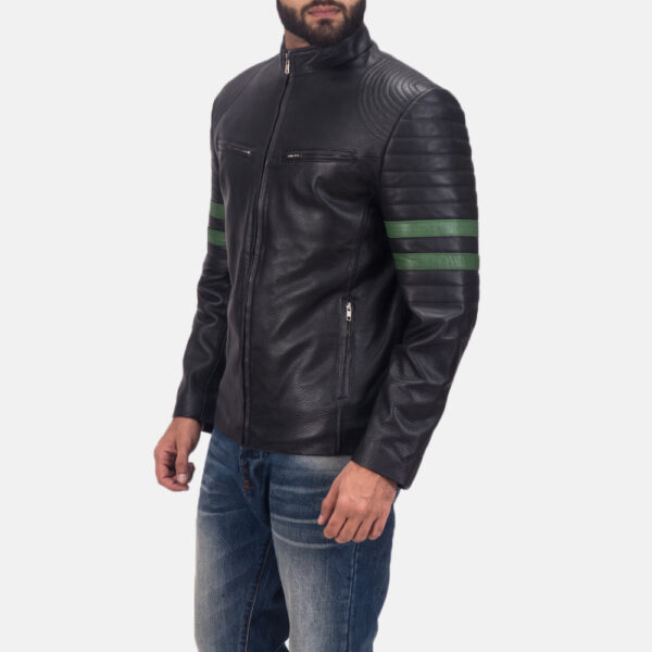 Night Trooper Leather Jacket - Image 2