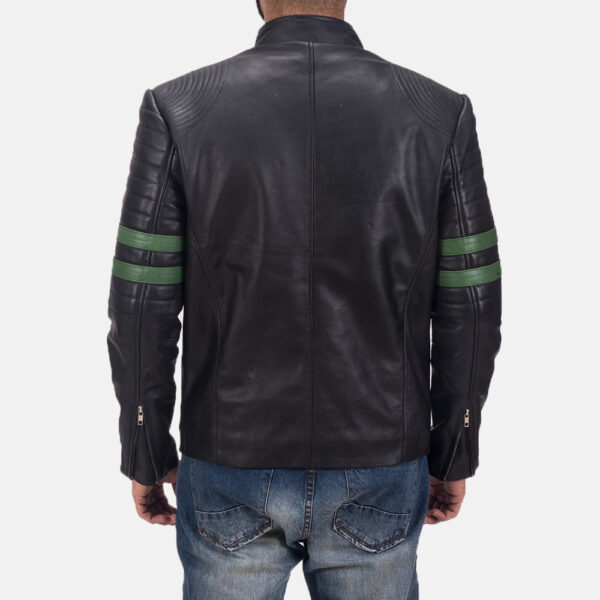 Night Trooper Leather Jacket - Image 4