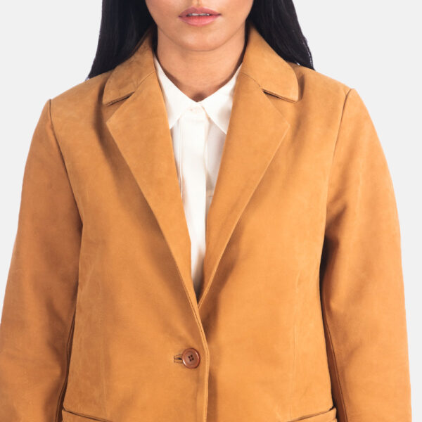 Norma Brown Nubuck Blazer - Image 6