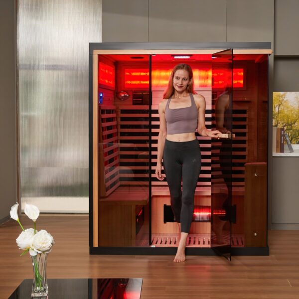 EROMMY Infrared Sauna 6 Person with Full Spectrum Heaters for Home or Gym - Image 5