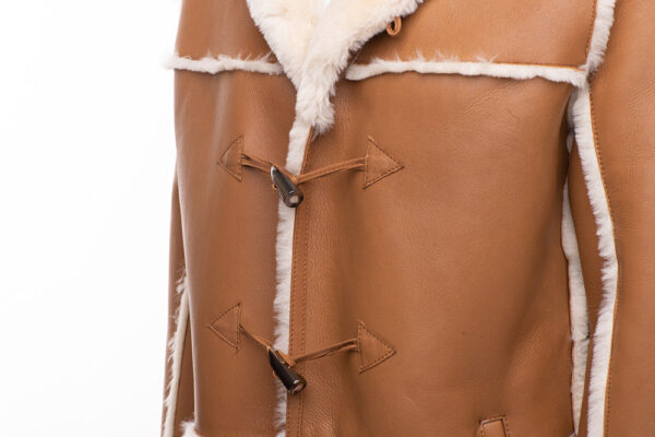Ace Western Long Shearling Coat - Image 9