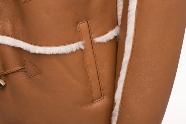 Ace Western Long Shearling Coat - Image 11