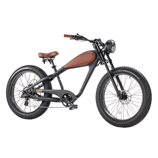 SALE!! Revi Bikes Cheetah 48V 750W Hub Motor Fat Tire Electric Cruiser Bike 13A/17A - Financing Available - Platinum gray, 48V 17.5Ah (840Wh) - Image 3