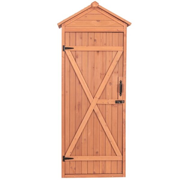 2.5 ft. W x 2 ft. D Solid Wood Lean-To Tool Shed - Image 3