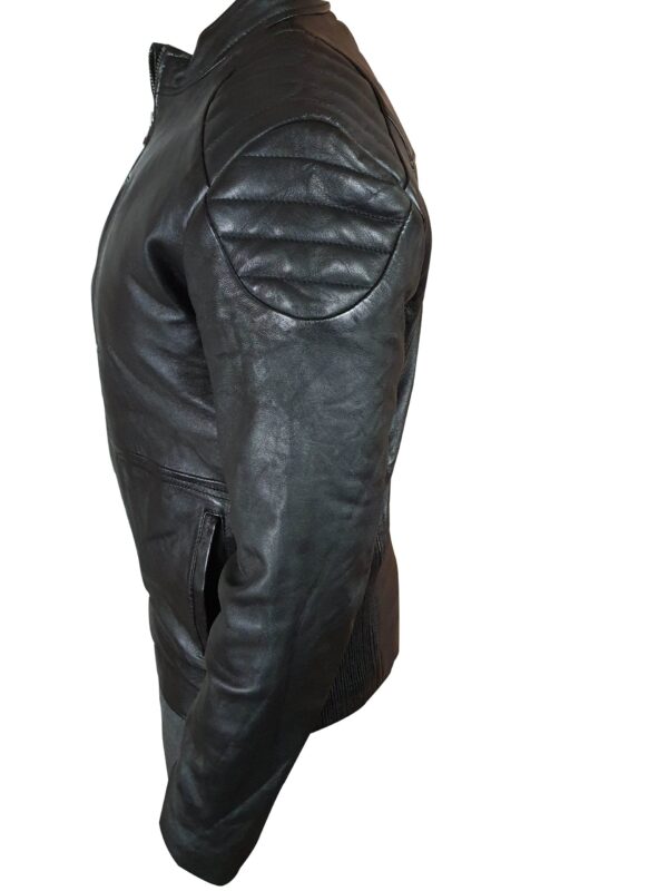 Cleve’s leather jacket with Stretch Leather - Image 5