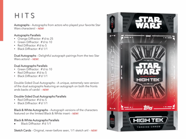 2024 Topps Star Wars High Tek Hobby BOX x1 (Personal Break) - Image 11
