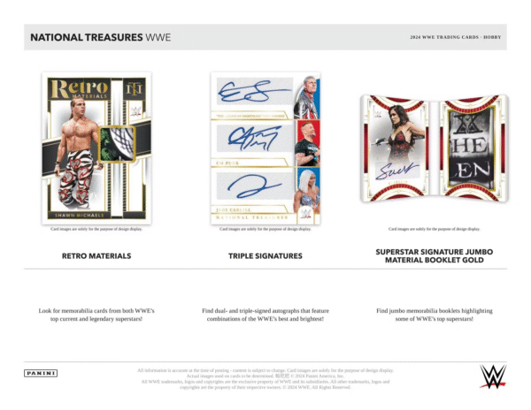 2024 Panini National Treasures WWE Random Serial Spot x1 #3 (Group Break) - Image 4