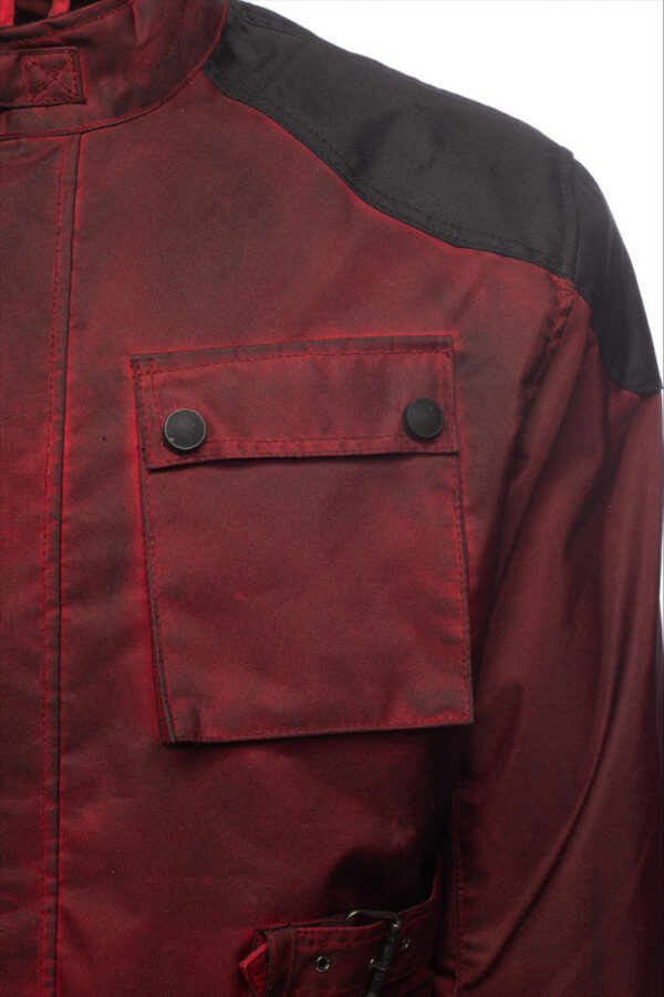 Antique red m65 windbreaker field jacket - Image 5