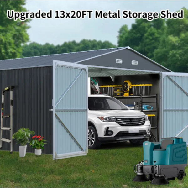 Spacious Outdoor Storage Shed With Double Front - Image 7
