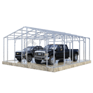 VersaTube 24x24x9 Frontier Steel Garage Kit
