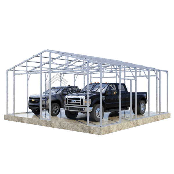 VersaTube 24x24x9 Frontier Steel Garage Kit