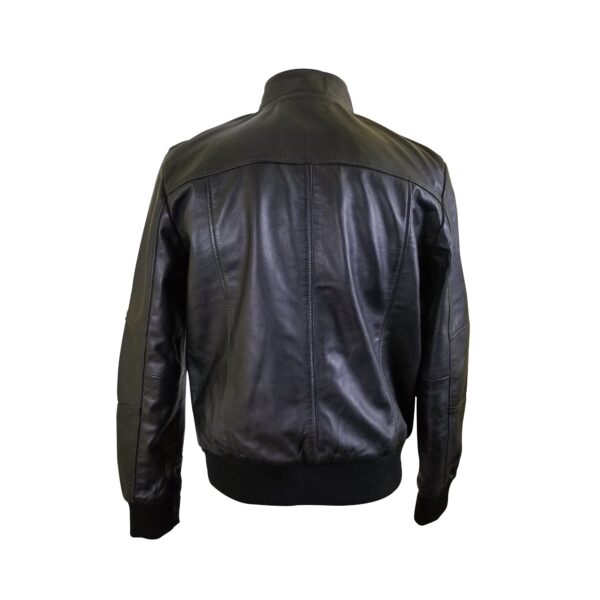 Greig’s bomber style jacket with ribbed collar and cuffs - Image 2