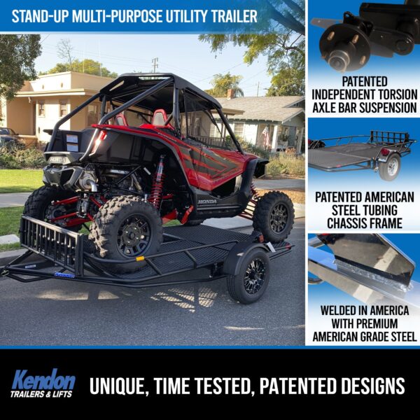 Stand-Up™ Utility Trailer Folding Multi-Purpose Utility Trailers - Image 10