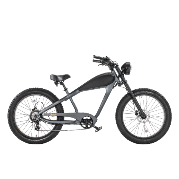 SALE!! Revi Bikes Cheetah 48V 750W Hub Motor Fat Tire Electric Cruiser Bike 13A/17A - Financing Available - Platinum gray, 48V 17.5Ah (840Wh) - Image 2