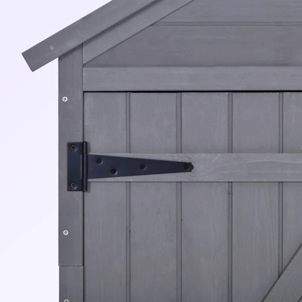 3 ft. W x 1 ft. 8 in. D Solid Wood Storage Shed - Image 2