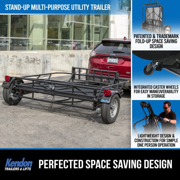 Stand-Up™ Utility Trailer Folding Multi-Purpose Utility Trailers - Image 8