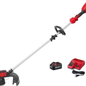 Milwaukee M18 FUEL 18V Cordless Mower, Dual Blower, String Trimmer, (4) QUIK-LOK Attachments, (5) 12.0 Ah Batteries, (2) Charger