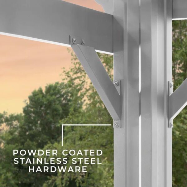 16′ X 12′ Traditional Steel Pergola - Image 14
