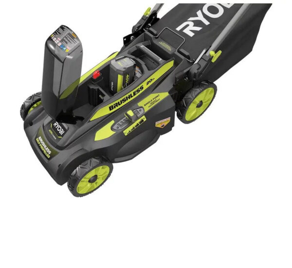 RYOBI 40V Brushless 20 in. Cordless Walk Behind Self-Propelled Lawn Mower with 6.0 Ah Battery & Charger - Image 5