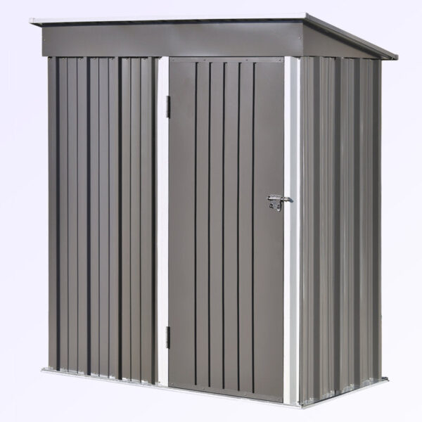 5 ft. 3 in. W x 3 ft. D Metal Storage Shed