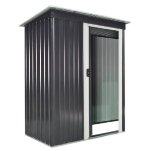 5 ft. W x 3 ft. D Metal Vertical Storage Shed