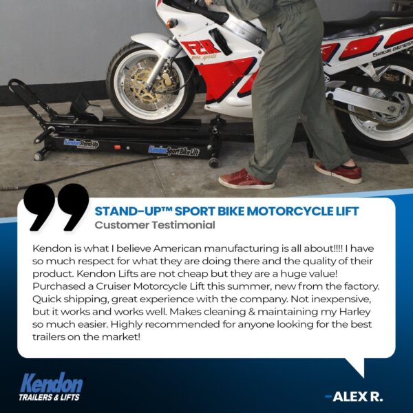 Stand-Up™ Sport Bike/Dirt Bike Motorcycle Lift - Image 11