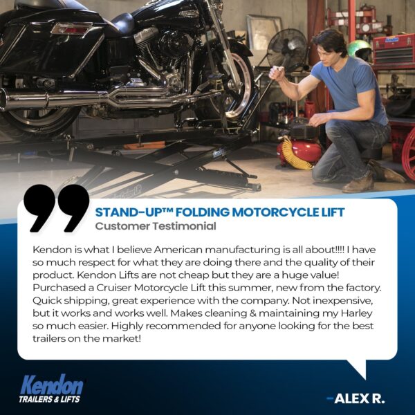 Stand-Up™ Folding Motorcycle Lift - Image 11