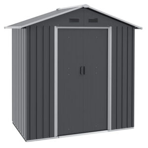 6 ft. 4 in. W x 3 ft. 7 in. D Vertical Storage Shed