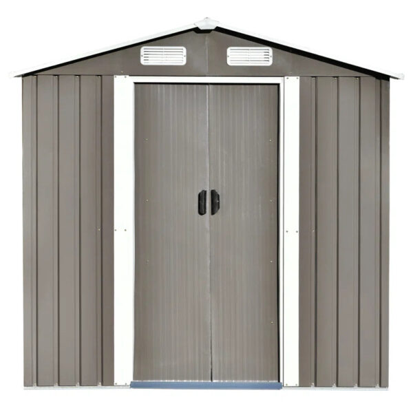 6 ft. W x 4 ft. D Metal Storage Shed