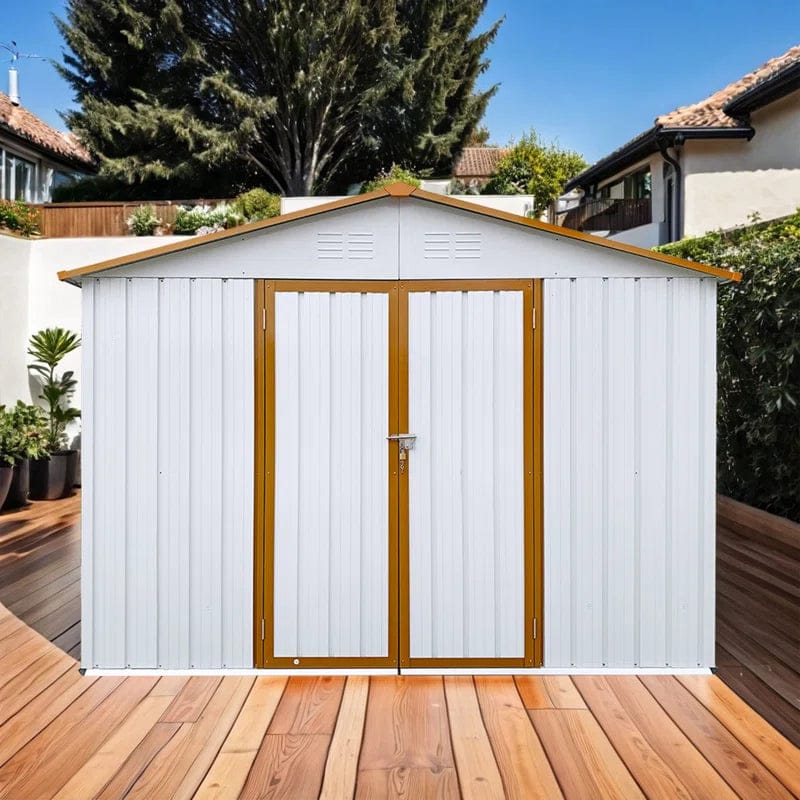 6ftx8ft Metal Outdoor Storage Shed – for Garden Shelter - Image 2