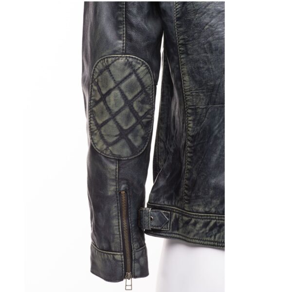 Grayson stone wash Cafe Racer jacket - Image 7