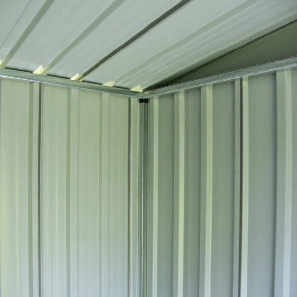 7.7ft W X 5.6ft D X 8.2ft H Outdoor Metal Storage Shed with Lockable Door,Outdoor Storage for Organizing Garden Tools, Lawn Equipment, and Outdoor Gear - Image 4