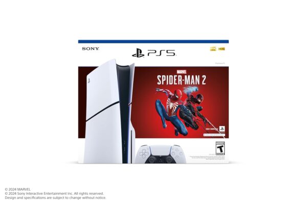 PlayStation 5 Disc Console Slim - Marvel's Spider-Man 2 Bundle - Image 2