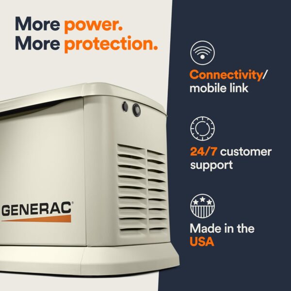Generac 7210 24kW Air Cooled Guardian Series Home Standby Generator - Image 8