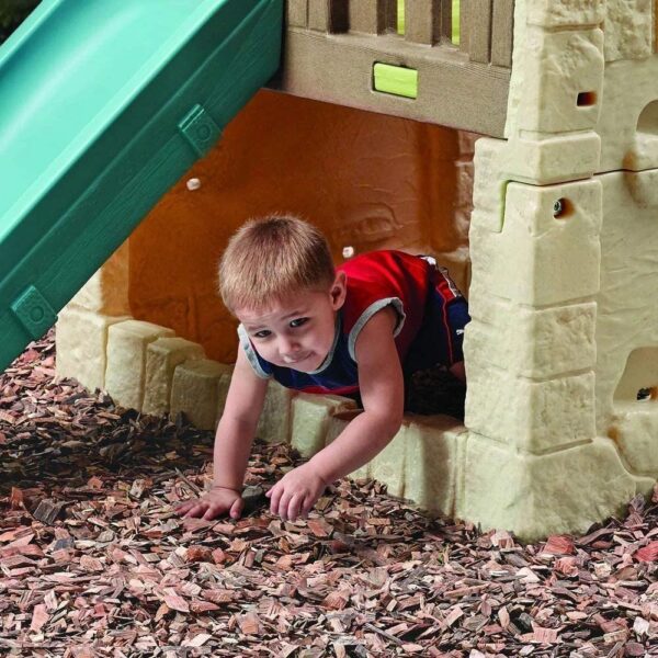 Step2 Naturally Playful Woodland Climber II with Slide, Green - Image 4
