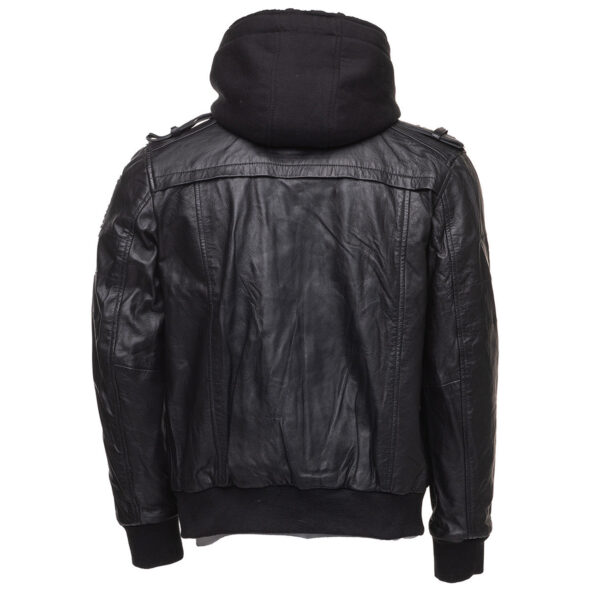 Daniel Clark – Iron Hawk Hooded Bomber Jacket - Image 2