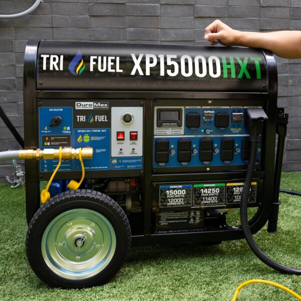 DuroMax 13000 Watt, Tri Fuel Portable Generator, w/ CO Alert - Image 20