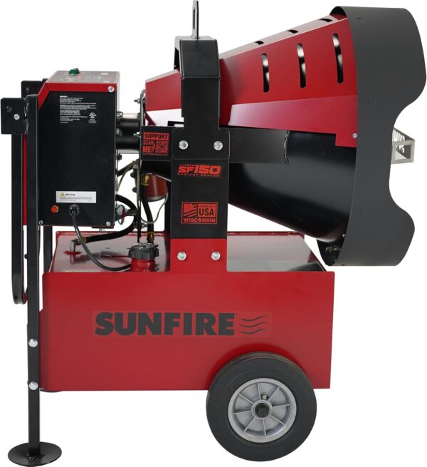 Sunfire 150 Ultimate Diesel Radiant Shop Heater - Image 4