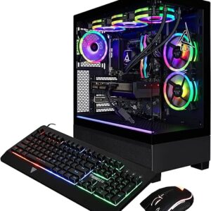 CLX Set Gaming PC - AMD Ryzen 7 9800X3D 4.7GHz, RTX 5080, 2TB NVMe M.2 SSD, 32GB DDR5 RGB Memory, 360mm AIO, WiFi, Windows 11 Home, Black