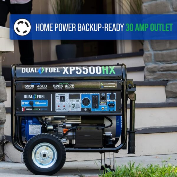 DuroMax 13000 Watt, Tri Fuel Portable Generator, w/ CO Alert - Image 49