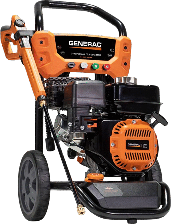 Generac 8901 3100 PSI 2.4 GPM Pressure Washer Gas Axial Cam Pump Residential New