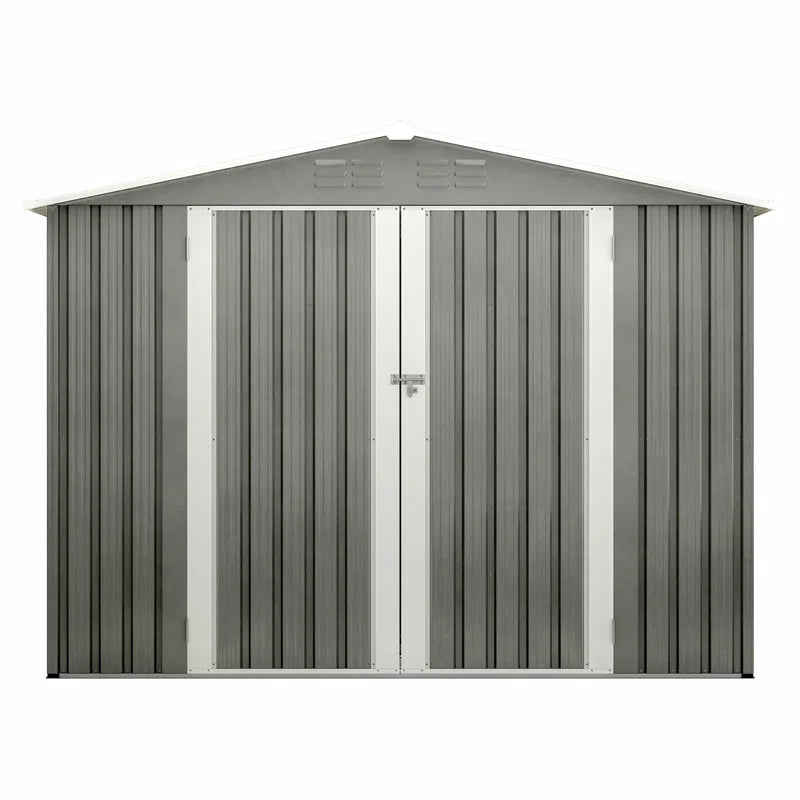8 ft. W x 6 ft. D Metal Storage Shed