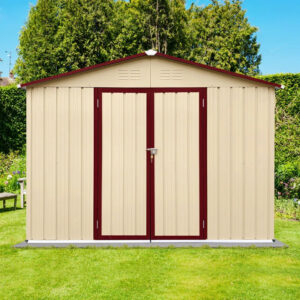 9 ft. W x 6 ft. D Metal Storage Shed