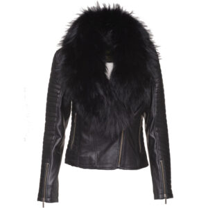 Amarah_sLargeFurShawlleatherjacketwithribbedsleevedetailing-1