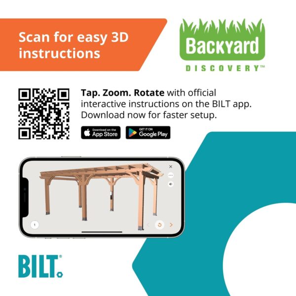 20×12 Beaumont Pergola - Image 14